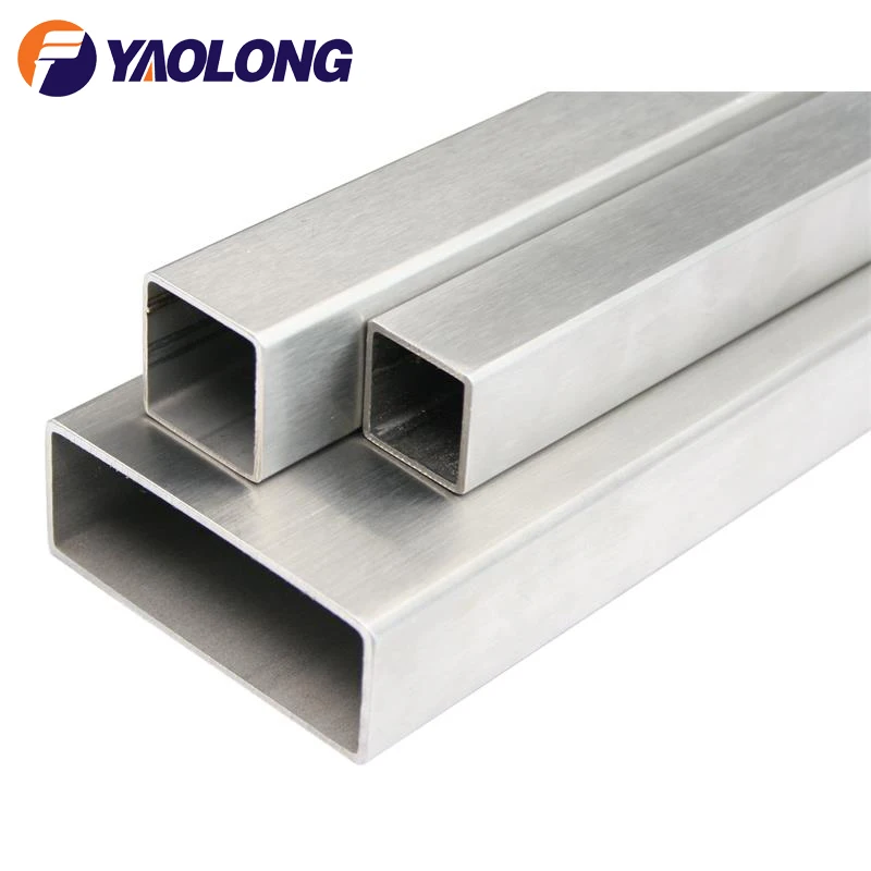 TP304 316 316L stainless steel rectangular pipe welded square tube