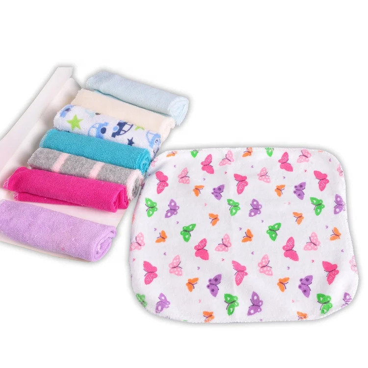 Redkite 8 pieces soft comfortable skin bath toddler organic baby washcloths