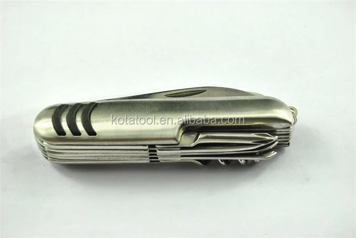 stainless steel multi purpose 12 in 1 multi function keychain knife