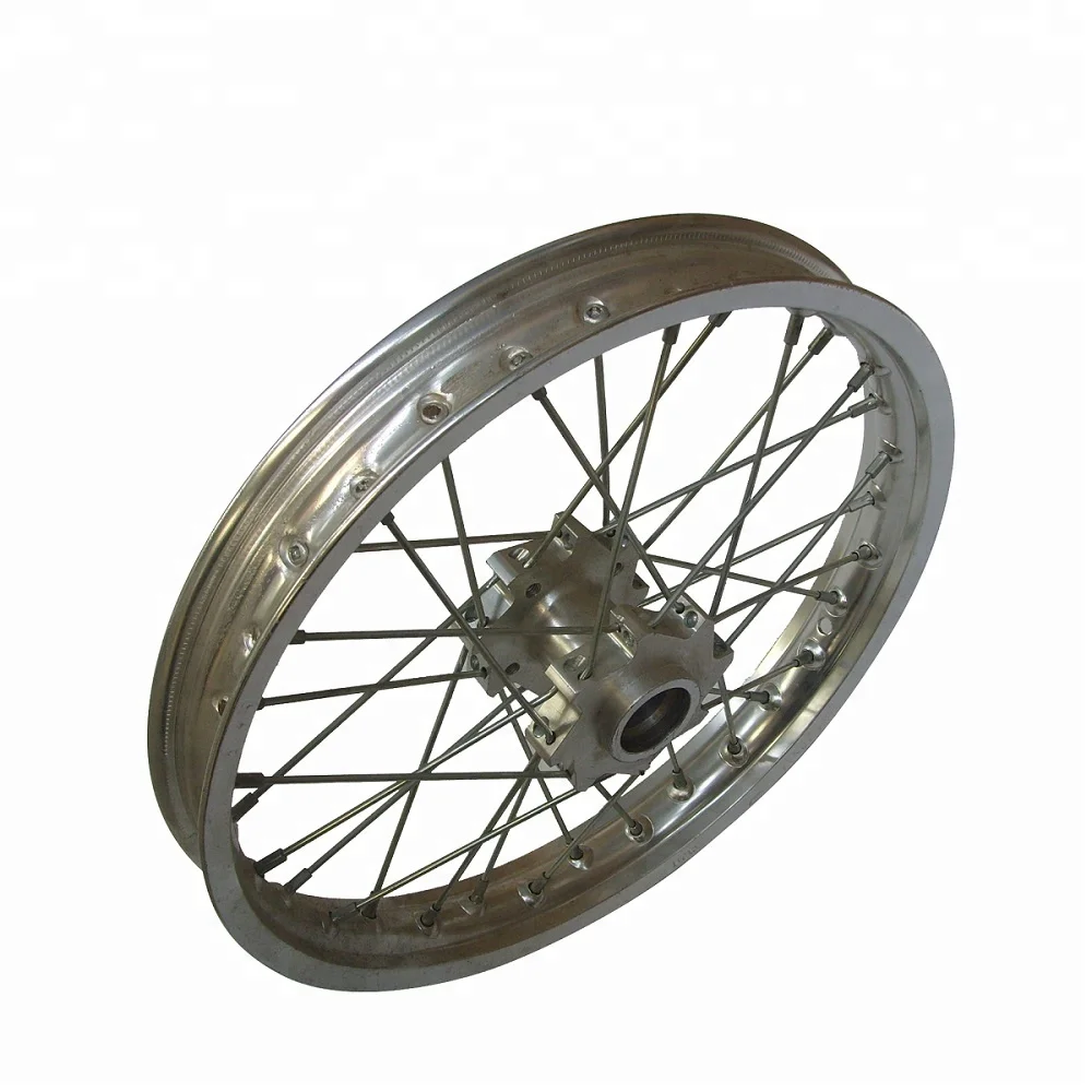 pit bike 14 front and 12 rear rims with CNC alloy hub 7075 wheel rims for sale