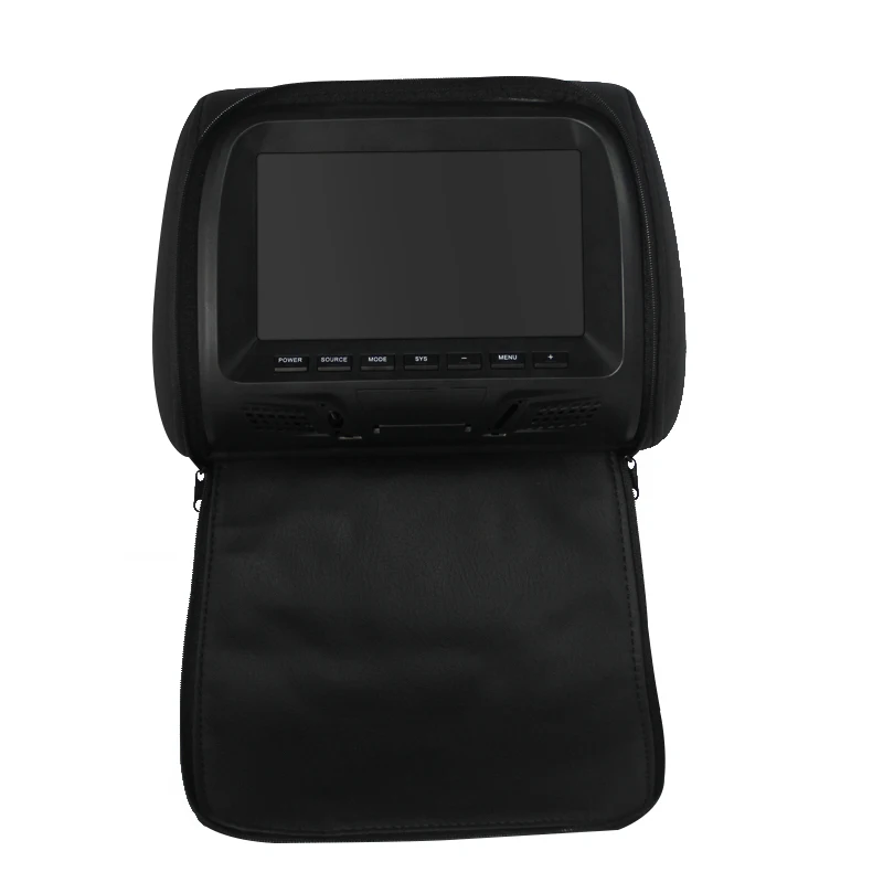 10' headrest monitor for car Black 10 inch cloth pillow bag