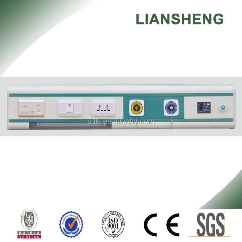 Medical hospital bed head unit for ward