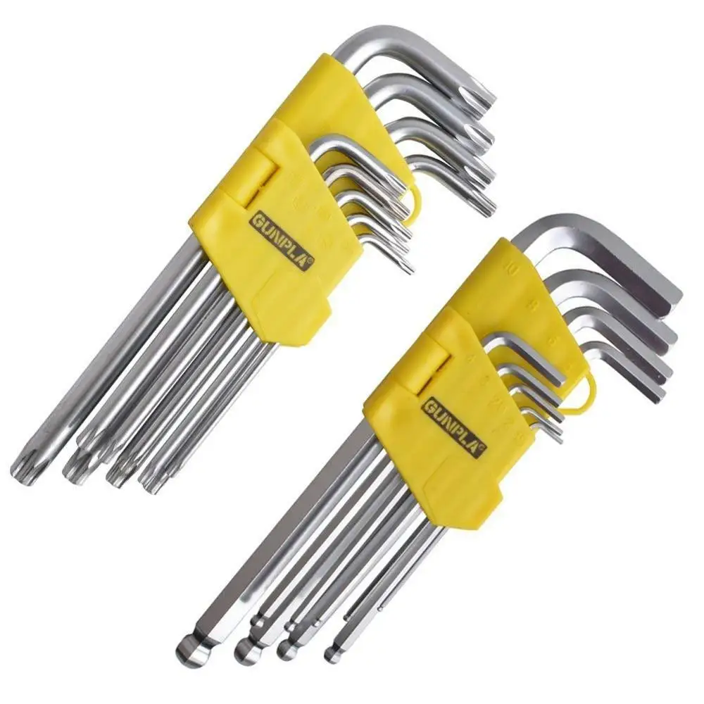 18pcs hex key set torx hex key set and Metric hex key set