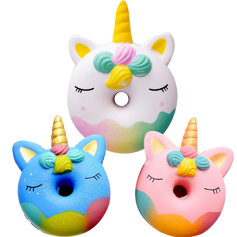 Top sale Chinese supplier cheap ibloom bun liscent unicorn donut squishy toys kawaii