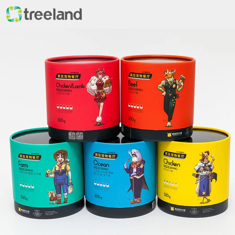 New Design Paper Can for Cat Food Packaging
