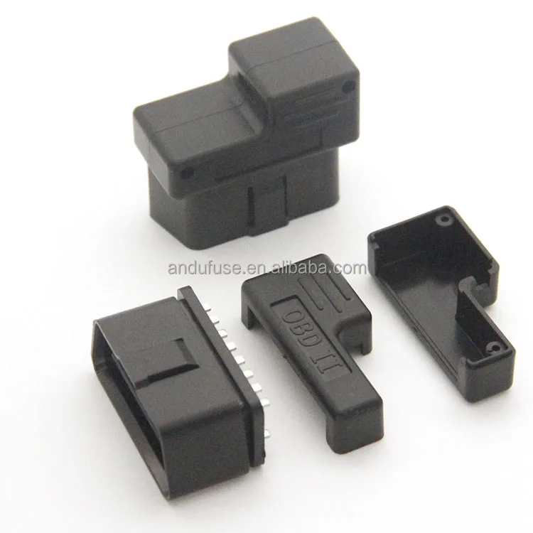 OBD connector OBD2 diagnostic male plug andu factory direct sale