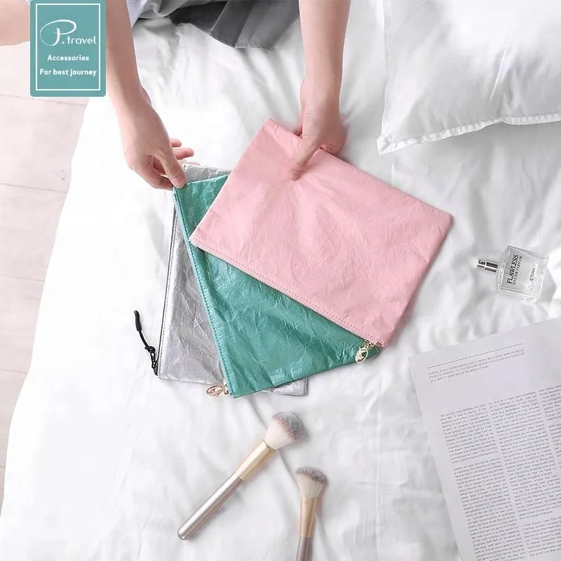 P.Travel Custom Logo Fashionable Breathable Christmas Blank Zipper Clutch Cosmetic Pouch Wallet