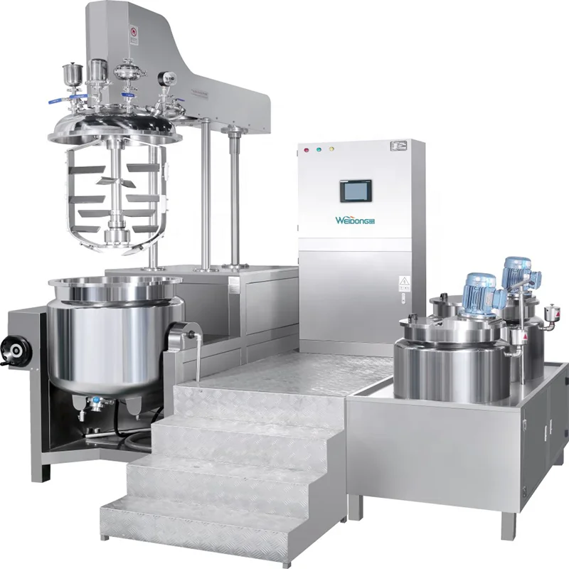 Hot Sale Cosmetic Cream Vacuum Emulsion Homogenizer Mixer Machine