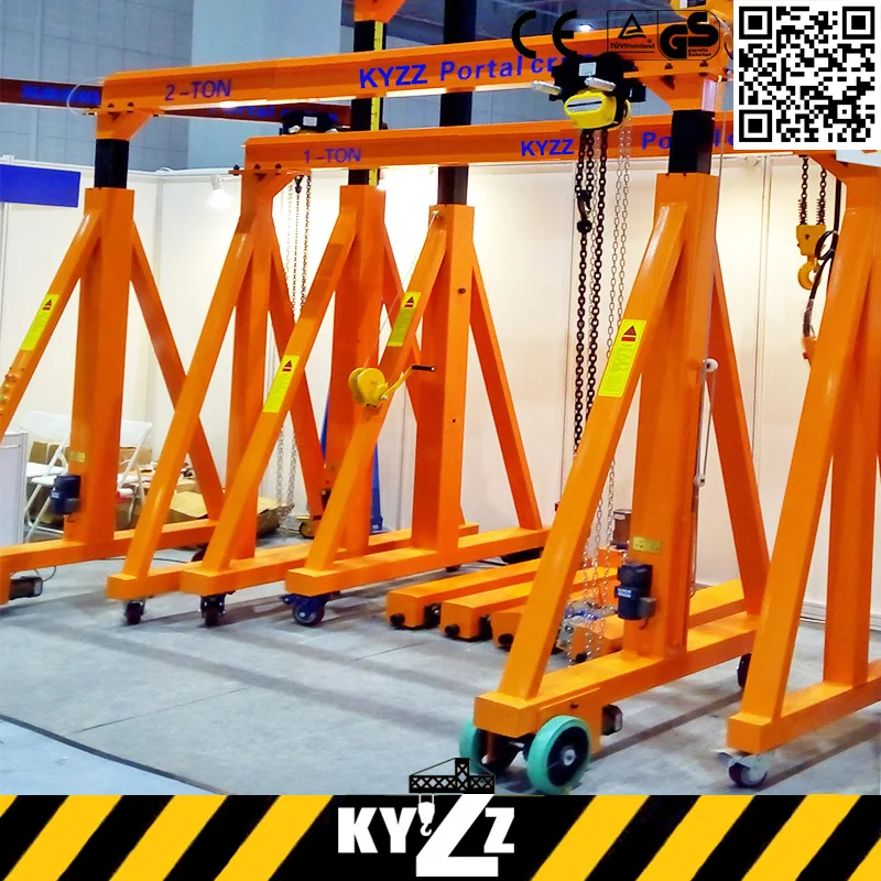 Mini Hoist Lifting Winch Gantry Crane, Portable Gantry Crane China Designed 3 Ton 5 Ton Price For Sale