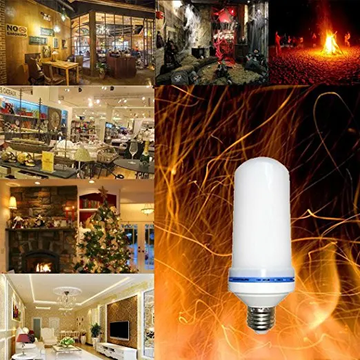 AC85-265V LED Flame Effect Light Bulb for Bar Festival Decoration