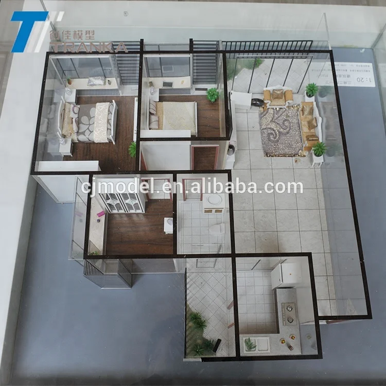 3D condominium model maker , Interior building model