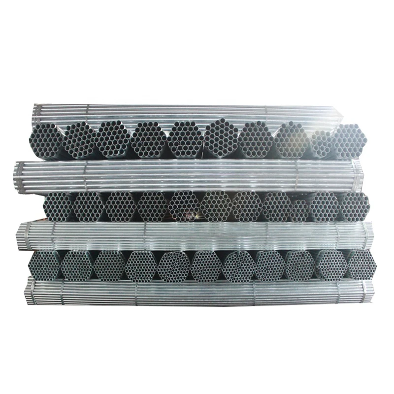 Welded Galvanized Steel Pipe Q235 Gi Scaffolding Construction Tube
