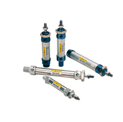 ISO6432 MA MAL Series Aluminum Pneumatic Clamping Cylinder, Alloy Mini Cylinders Pneumatic Cylinder