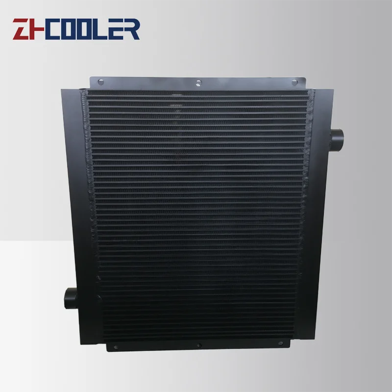Plate Fin Type Automatic Transmission Oil Cooler with Hydraulic Fan