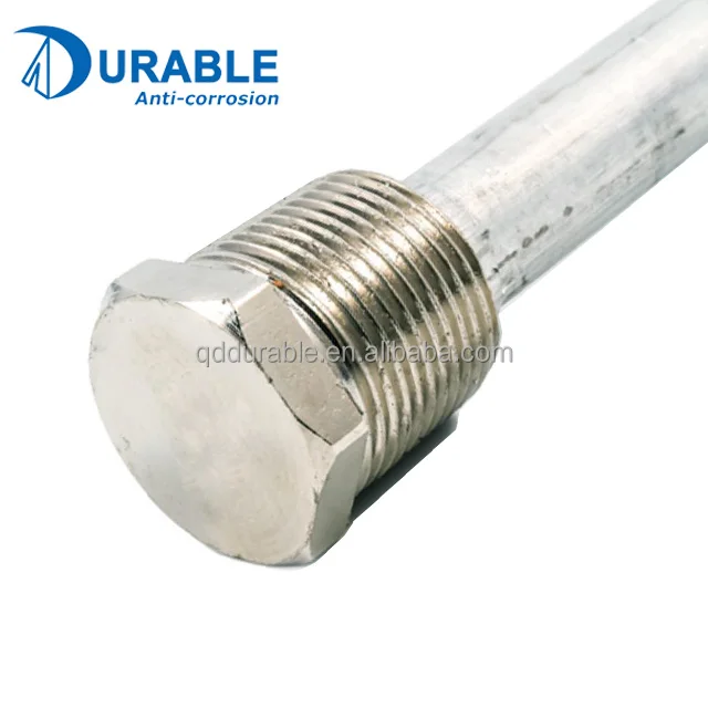 Home water heater and water tank sacrificial anode rod magnesium bar