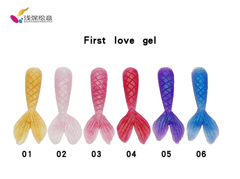Qshy First Love Low MOQ 150 OEM Color Kit Profession Nail Salon 3D 4D Sculpting Carving UV Gel Set