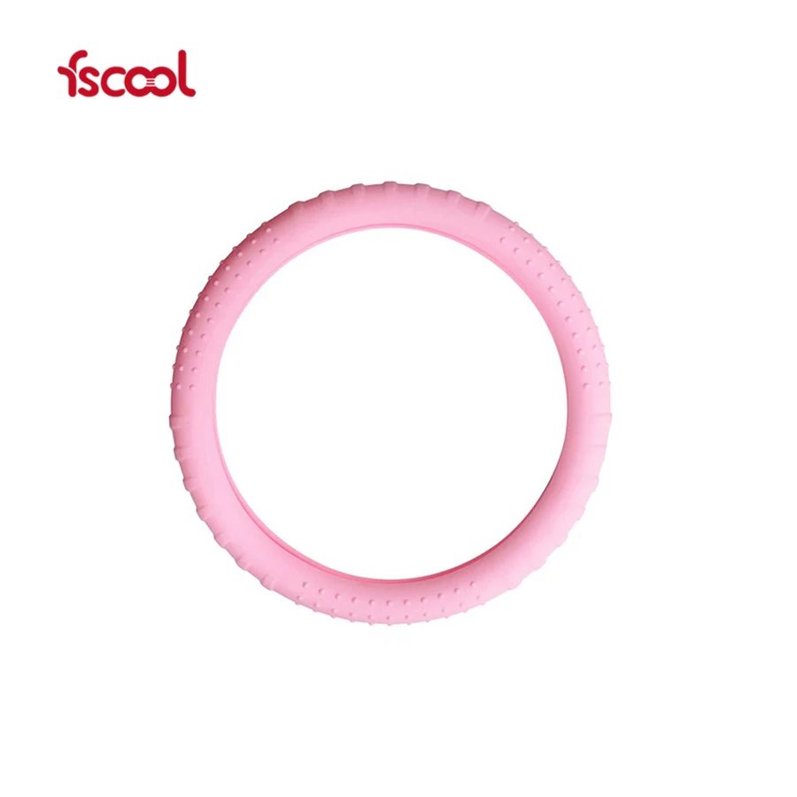 Hot Sale Environmental Silicone Steering Wheel Cover Auto Accessories Colorful In-Car Decoration