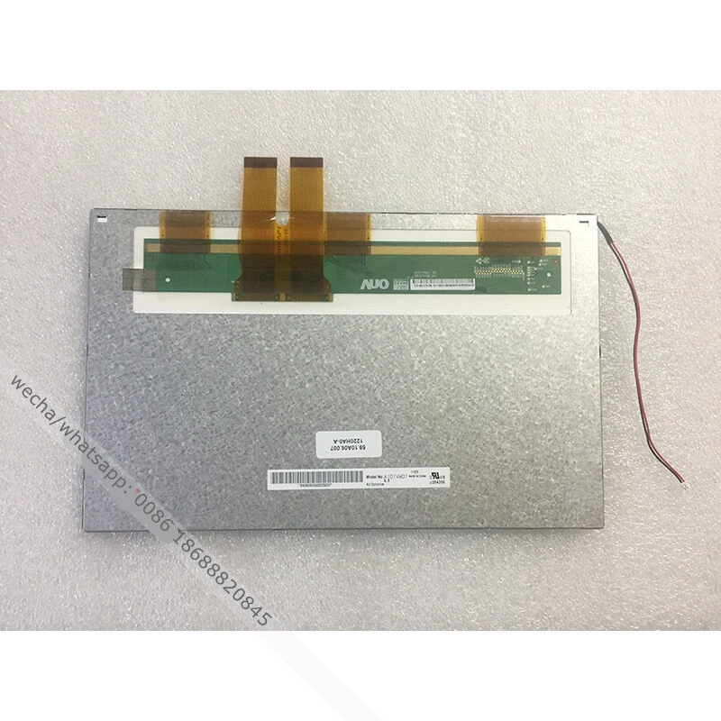 AUO 10.1 inch 800x480 tft lcd panel A101VW01 V3 with resistive touch panel A101VW01 V0 A101VW01 V1 A101VW01 V2