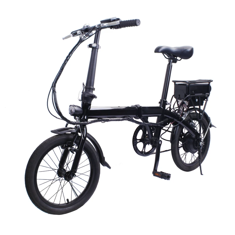 
16 inch China Foldable Electric Moped Bike with Pedals 