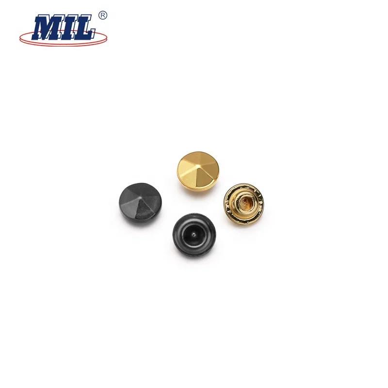 Wholesale Gold Zinc Alloy Denim Custom Jeans Rivet Buttons For Clothes