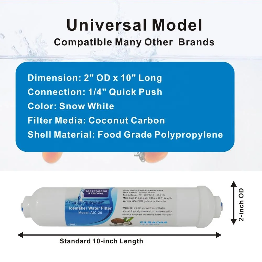 
Culligan IC-100A comparable Inline Refrigerator/Ice Maker Filter 