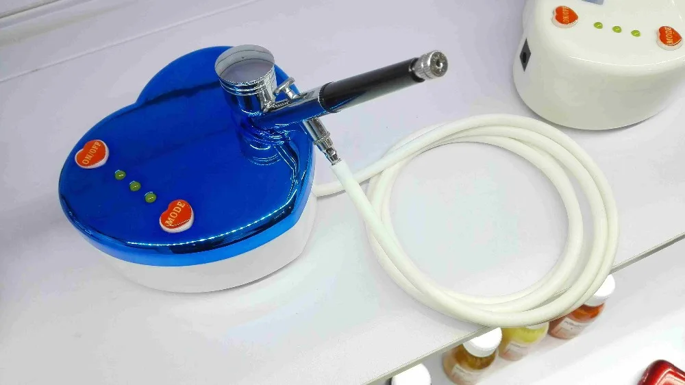 Аэрограф пульверизатор двойного действия Воздушный компрессор Набор для макияжа HS08-2AC-SK