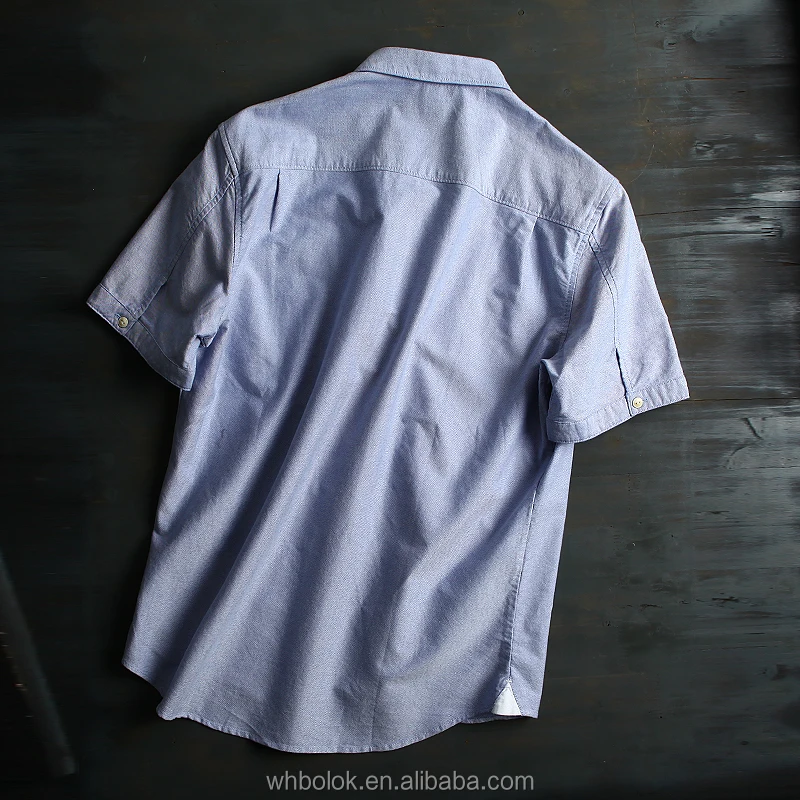 New design your own brand clothing cotton casual shirt oxford shirts mens