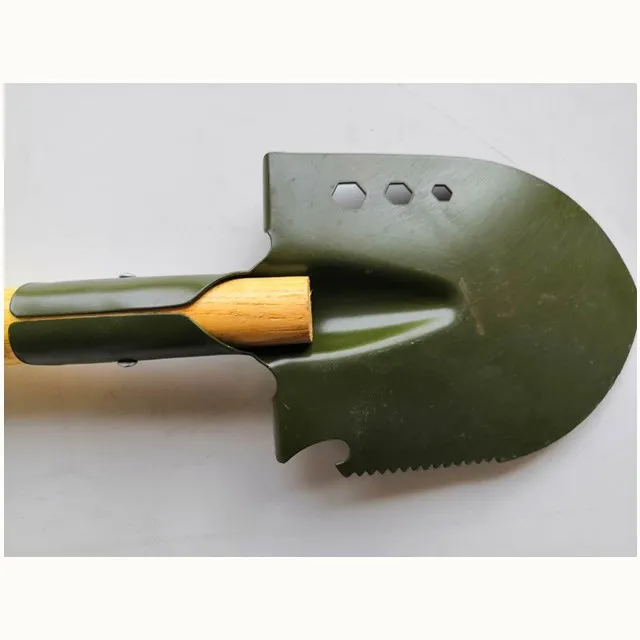 
Hot - selling multi - function manganese steel quench car wooden handle of the military spade 