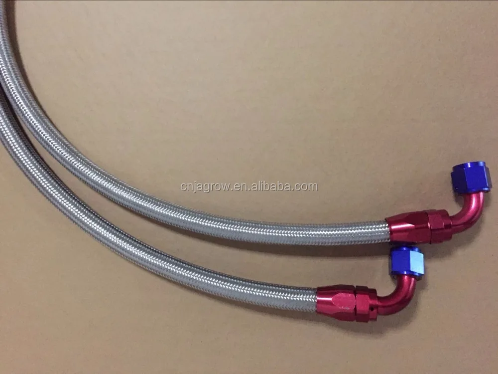 Из нержавеющей стали или Нейлона плетеные масляный радиатор шланг AN6 AN8 AN10 AN12