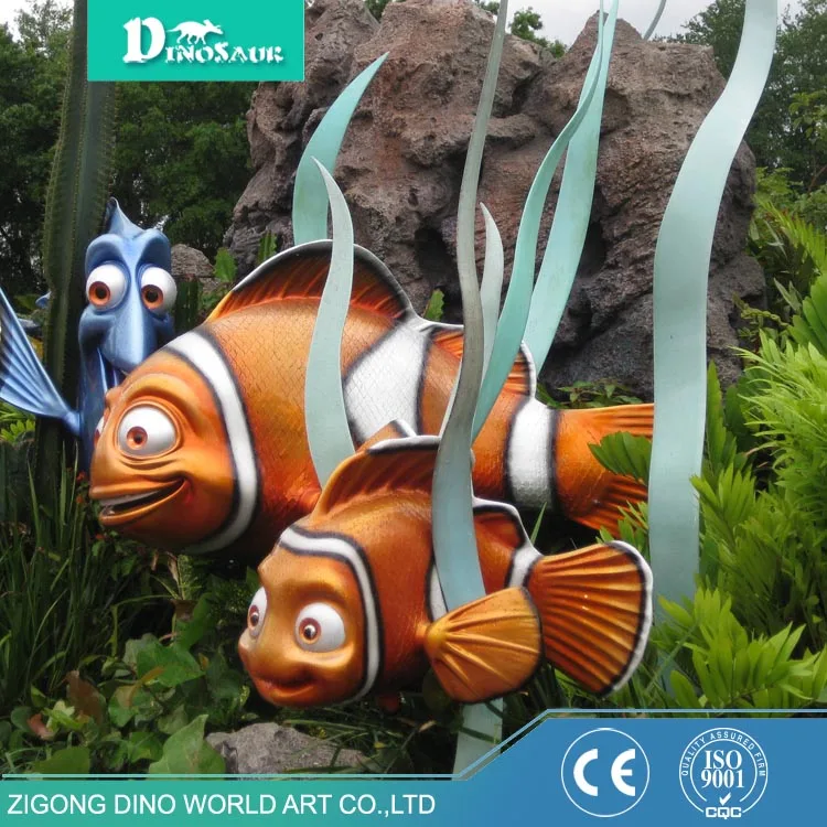Finding Nemo Cute Fiberglass Cartoon Character Statue