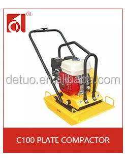 C100 виброплощадки compactor бензиновый двигатель