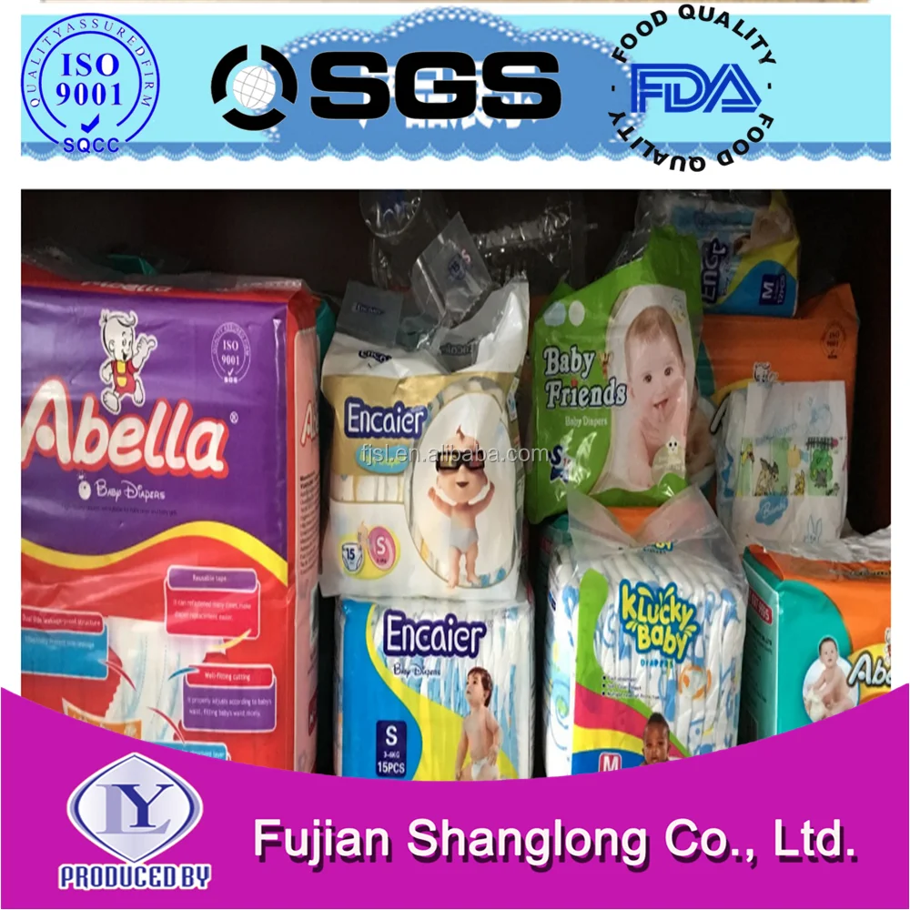 ABELLA Africa Market Quanzhou Disposable Sleepy Baby Diaper Manufacturers In China baby diaper supplier