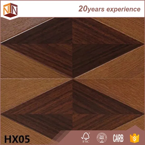 11mm 12mm German Technology Art Parquet Floated Flooring From Shandong Province