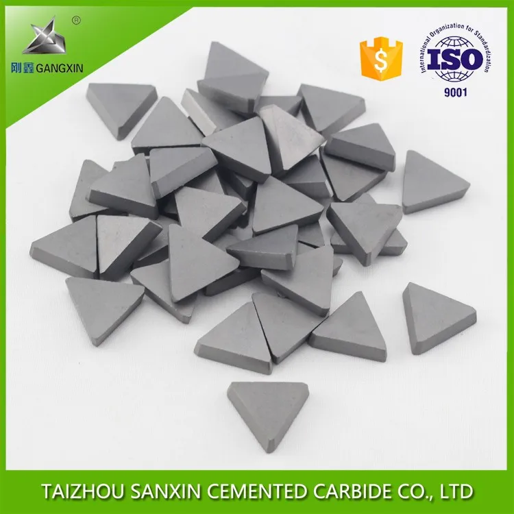 P30 carbide 3/4 triangle tungsten carbide tips milling tips blank sanxin