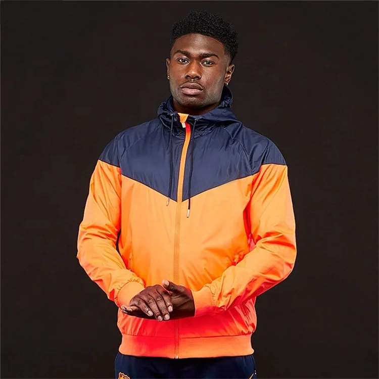 New Arrival Outdoor Waterproof  Hooded soccer windbreaker
