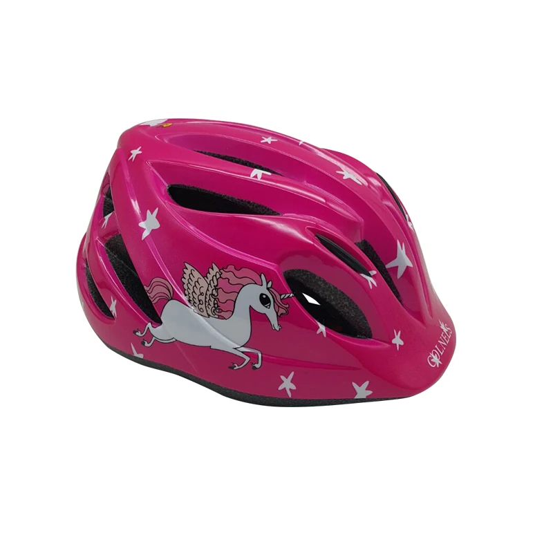 
Pink Cartoon Style Kids Helmet Children Bike Riding Ultralight Breathable Child Helmet Bike Cycling OEM Child Bike Helmet 