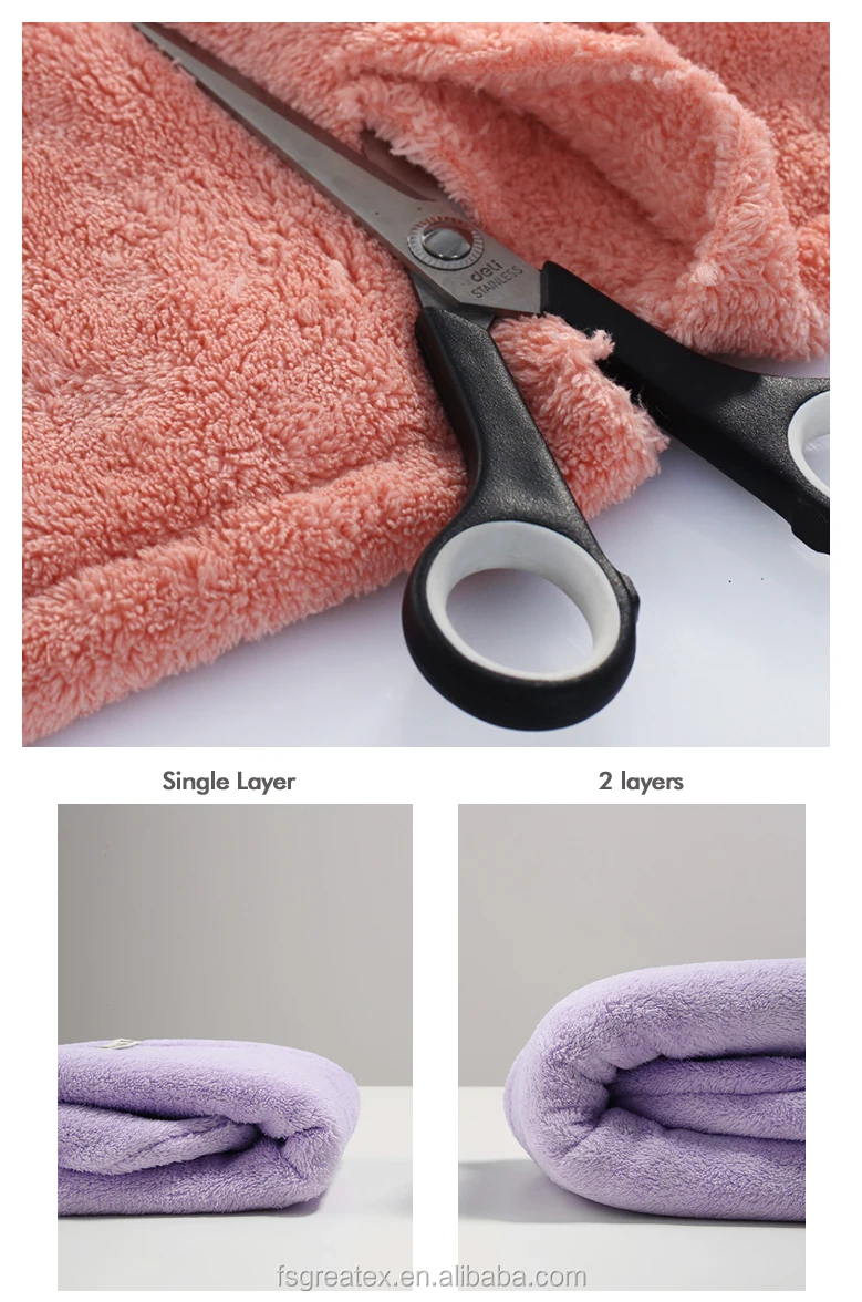 Custom Hair Turban Salon Magic hair drying cap