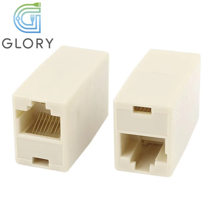 Factory Price Cat5e UTP Straight Network Adapter RJ45 8P8C Coupler