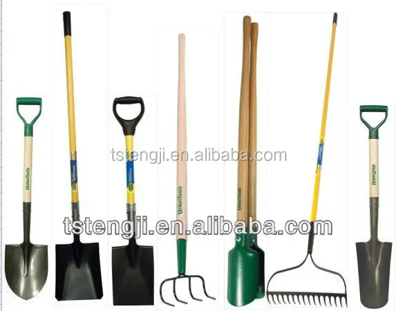 
2018 handle shovel S518FL material 50Mn hrc48 fiberclass handle shovel 
