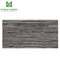 Modern textured faux stone wall tiles cladding MCM flexible outside bricks Muretto Stone Cladding