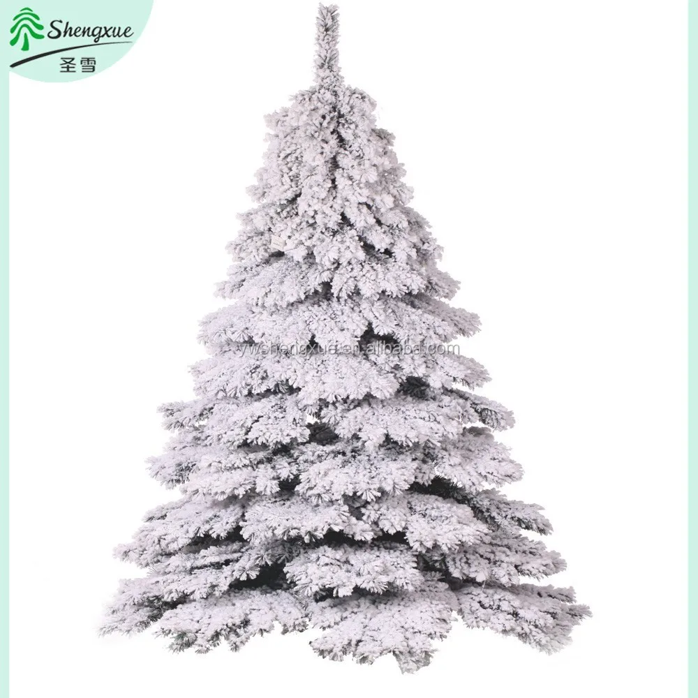 best seller real look 210cm snowing christmas tree with artificial snow SX-0301