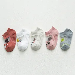 Solid candy color short cotton baby socks soft cute and breathable