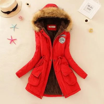 Winter Women Jacket Coats New 2018 Luxurious Coat Cotton Padding Jacket Down Parka