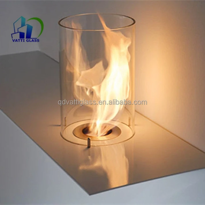 
Big diameter borosilicate glass tube for Bio Ethanol Mini Fireplace 