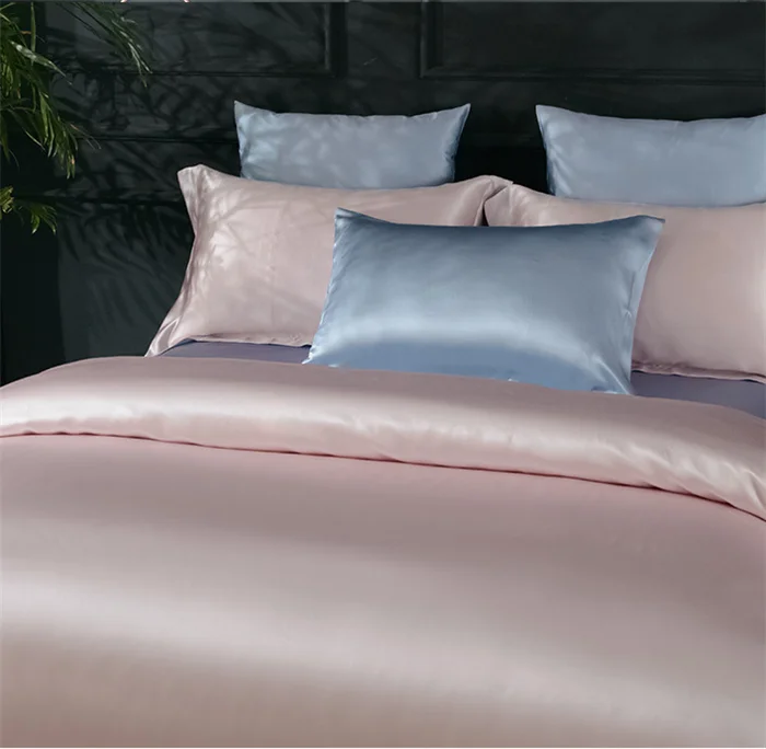 OEKO TEX 100 Certified  19mm 22mm 25mm Silk Bedding Manufacturer Two Color Elegant Silk Bedding Supplier