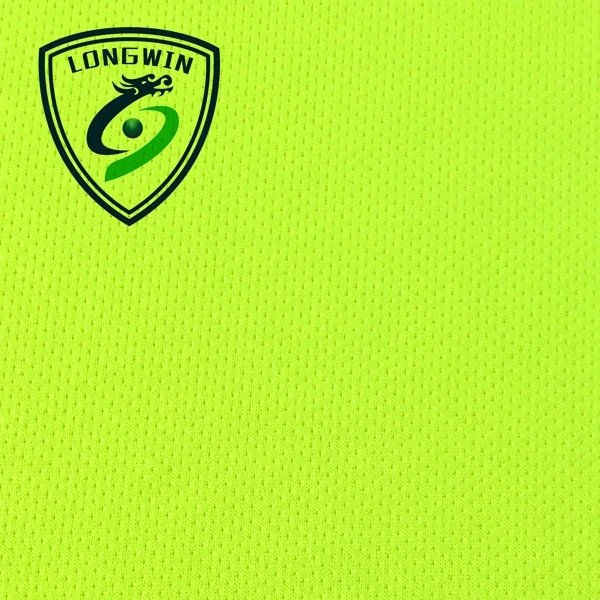 running t shirt  knit mesh clothing oekotex eco dyed solid color 100 polyester eyelet fabric