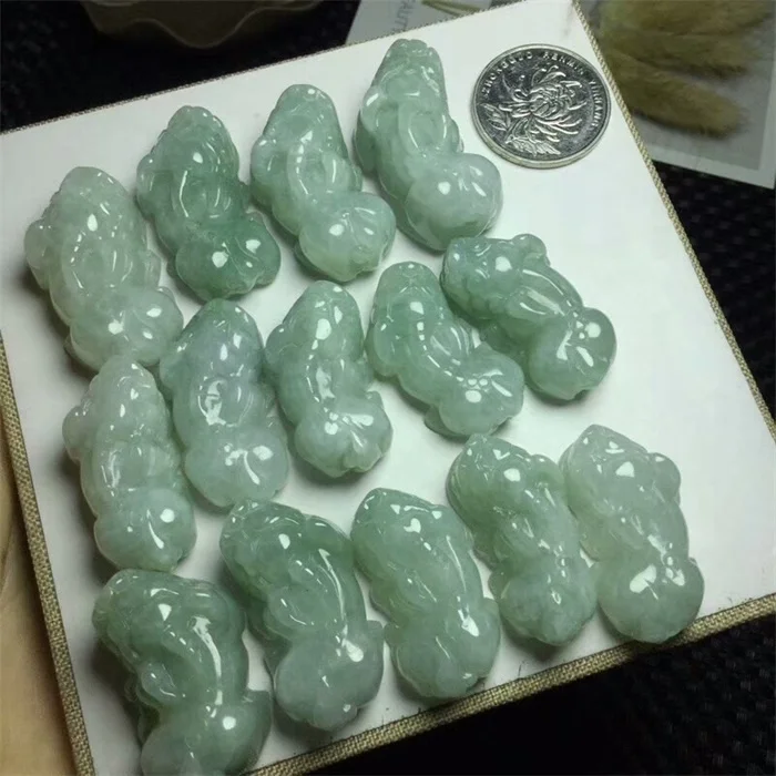 Wholesale pure natural jade high quality jadeite engrave pixiu
