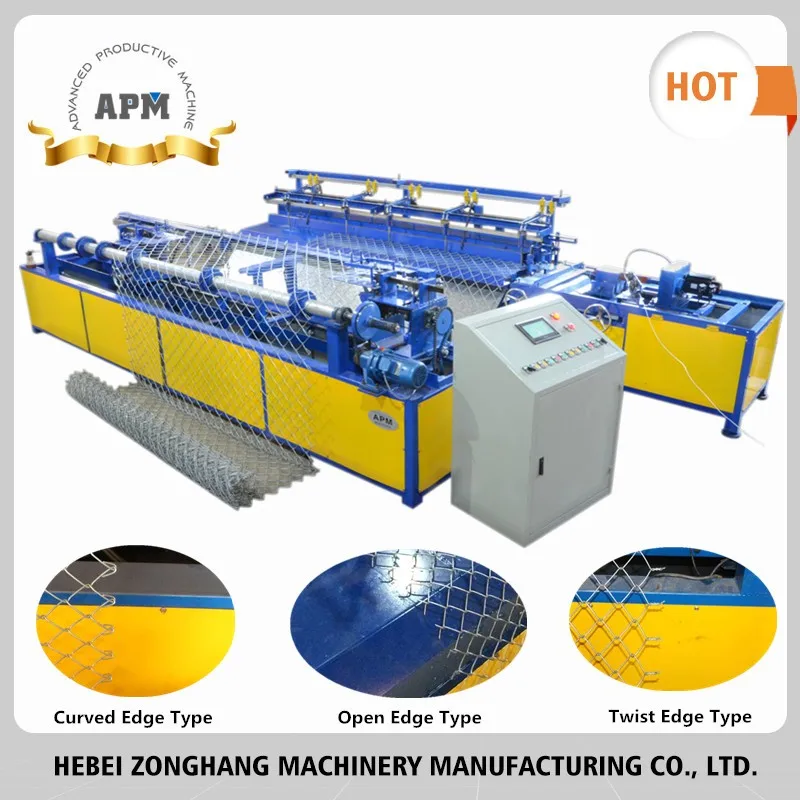 APM-CLM-3 Manually Operated Chain Link Fence Making Machine from China
