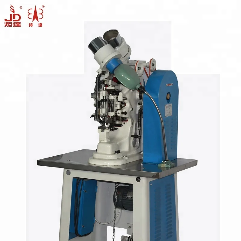 Automatic Double-side Leather Canvas Rubber Shoes Paper Bag Clothing Eyeletting Machine