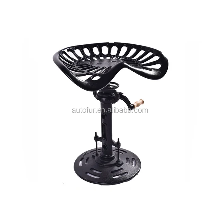 Industrial antique cast iron bar stool for kitchen counter outdoor furniture
